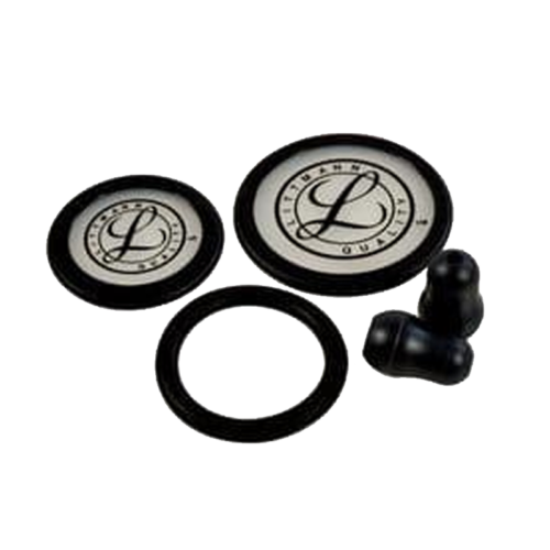 Spare parts kit for Littmann Classic III and Cardiology IV stethoscopes Black in 800x800 resolution