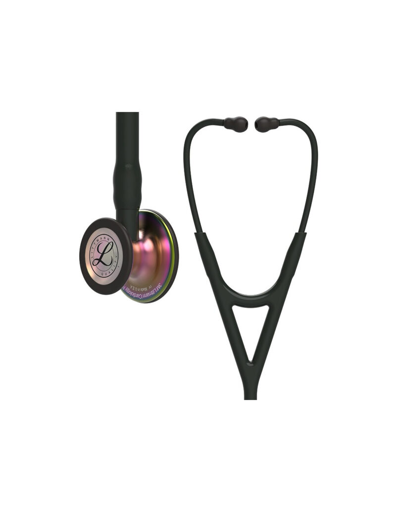 Buy Littmann Cardiology IV Stethoscope 6165 Rainbow-Finish Chestpiece Black Tube