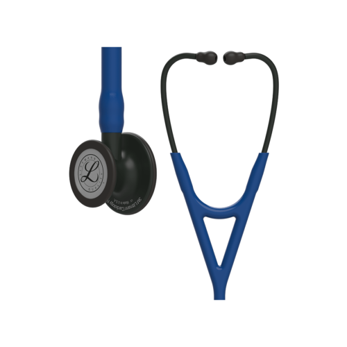 Buy Littmann Cardiology IV Stethoscope 6168 Black-Finish Chestpiece Navy Blue Tube