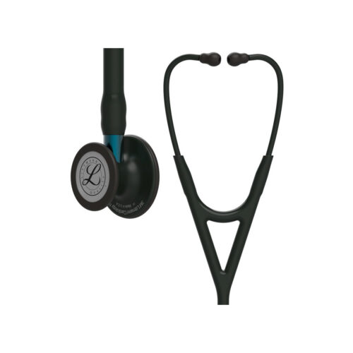 Buy Littmann Cardiology IV Stethoscope 6201, Black Edition, Black Tube, Blue Stem