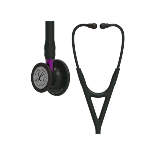 Buy Littmann Cardiology IV Stethoscope 6203, Black Edition, Black Tube, Purple Stem