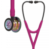 Buy Littmann Cardiology IV Stethoscope 6241, High Polish Rainbow Edition, Raspberry Tube, Smoke Stem