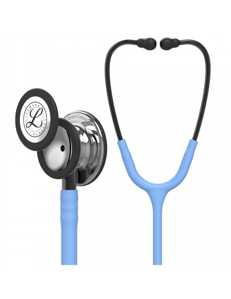 Buy Littmann Classic III Stethoscope 5959 Mirror Chestpiece, Ceil Blue Tube, Smoke Stem and Smoke Headset